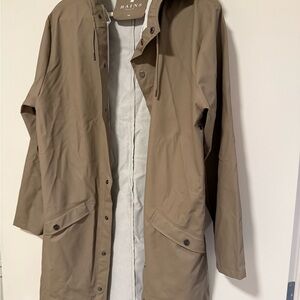 Rains Women's Tan Trench Coat